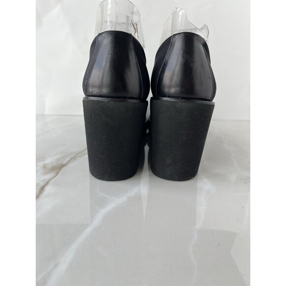 Donald J Pliner Shoes 8.5 N Narrow Black S4 Ideal Wedge Heels Slip On Bootie Wmn - Picture 8 of 11